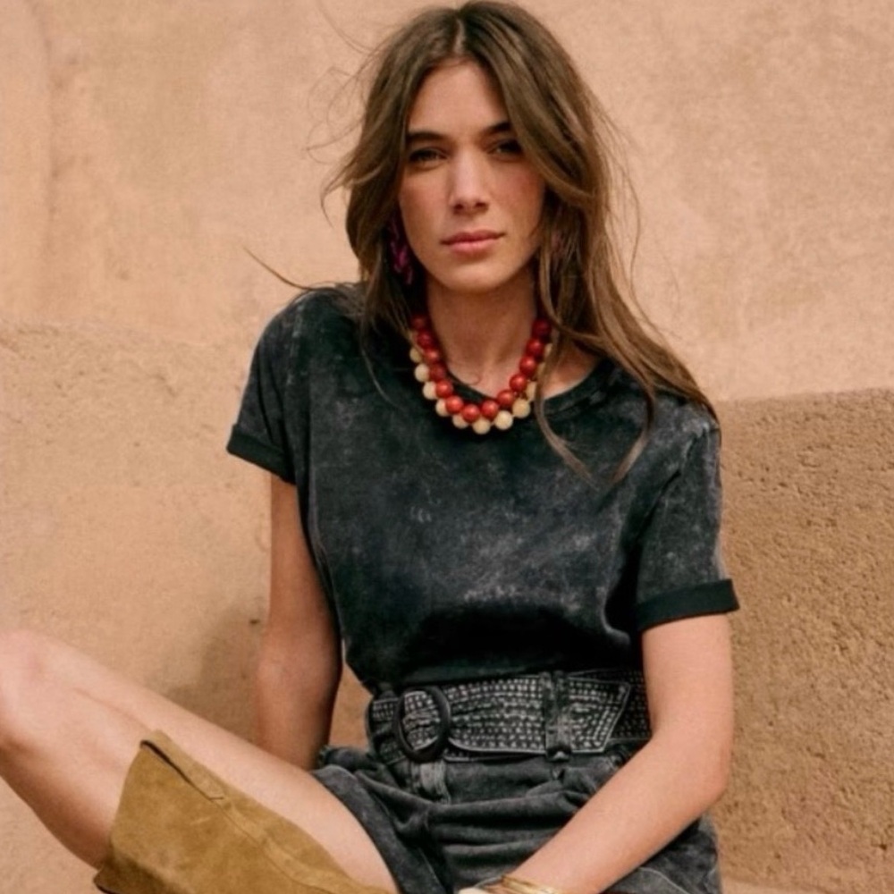 Rare 🇫🇷 Sézane Conrad T-Shirt Tee